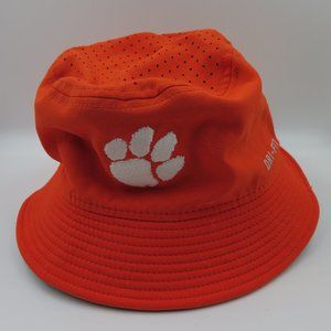 Nike College Dri-Fit Clemson Tigers Unisex Size M Bucket Hat Orange Rare